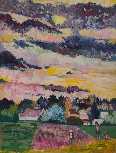 Original Impressionism Landscape Paintings by Linda Clerget