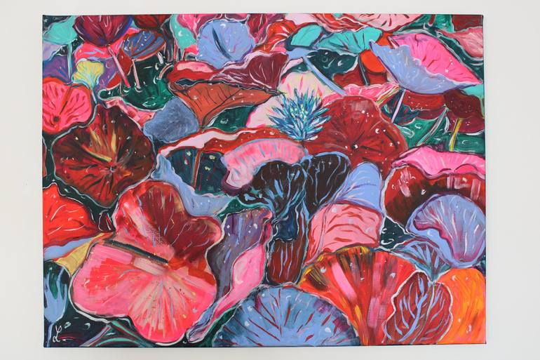 Original Botanic Painting by Linda Clerget