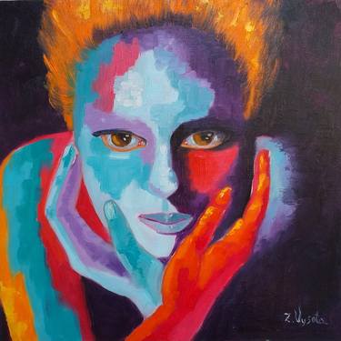 Original Figurative Women Paintings by Zinaida Vysota Dacenko