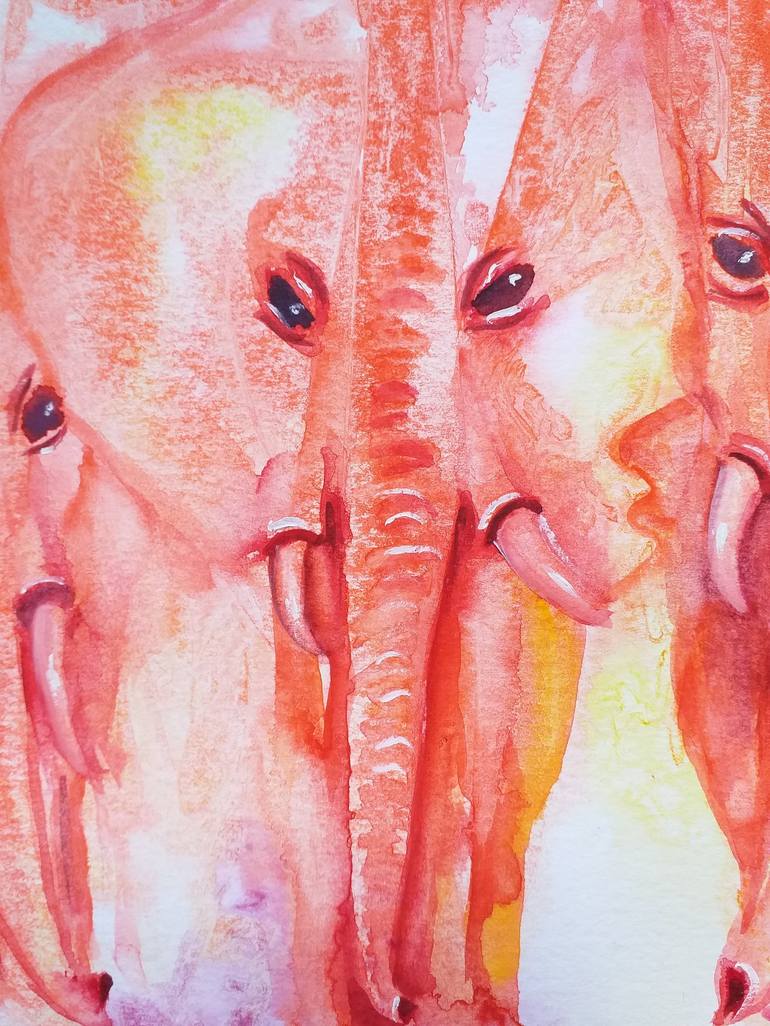 Original Animal Painting by Zinaida Vysota Dacenko