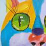 Cat painting.
