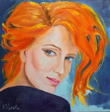 Original Contemporary Women Paintings by Zinaida Vysota Dacenko