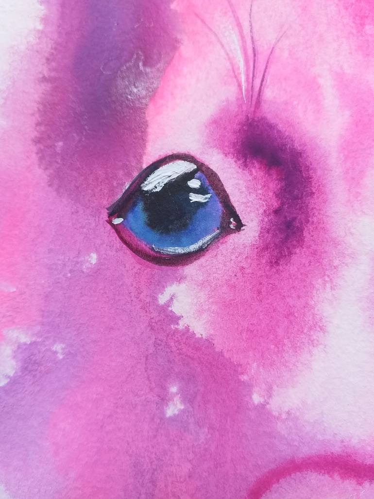 Original Contemporary Animal Painting by Zinaida Vysota Dacenko