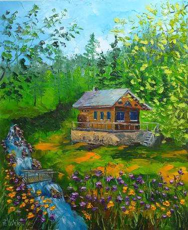 Original Landscape Paintings by Zinaida Vysota Dacenko