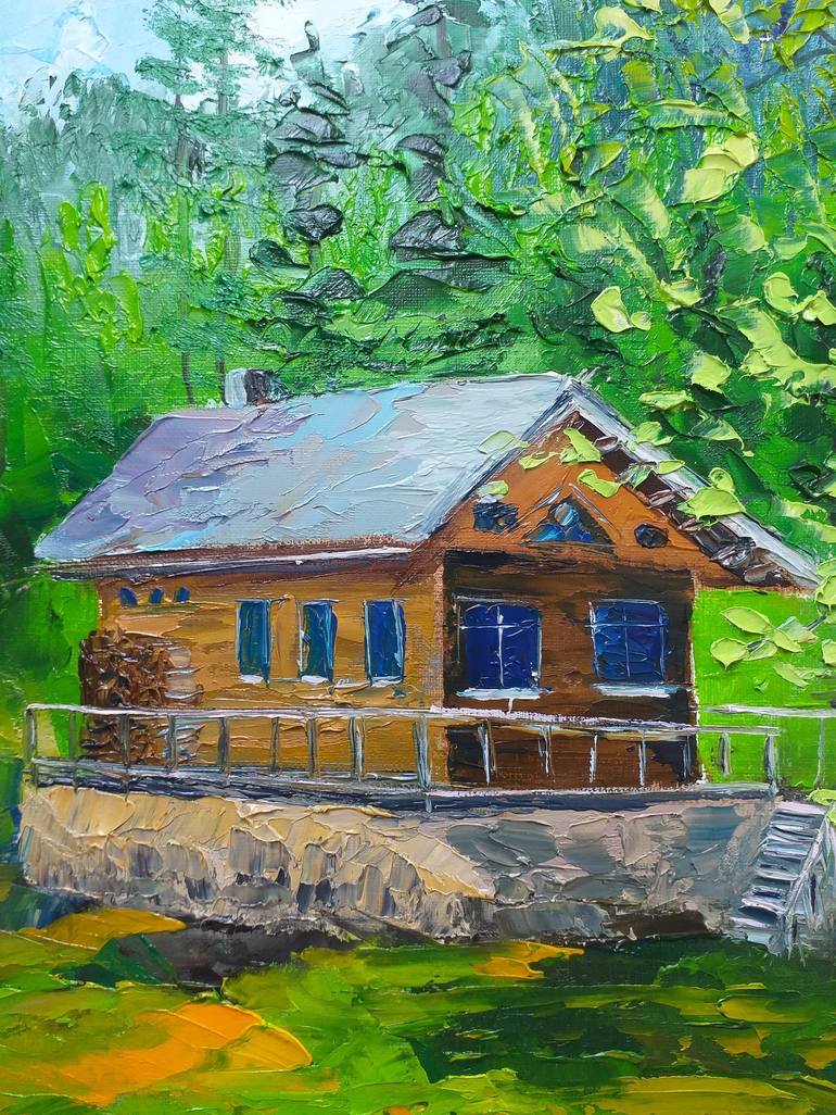 Original Landscape Painting by Zinaida Vysota Dacenko
