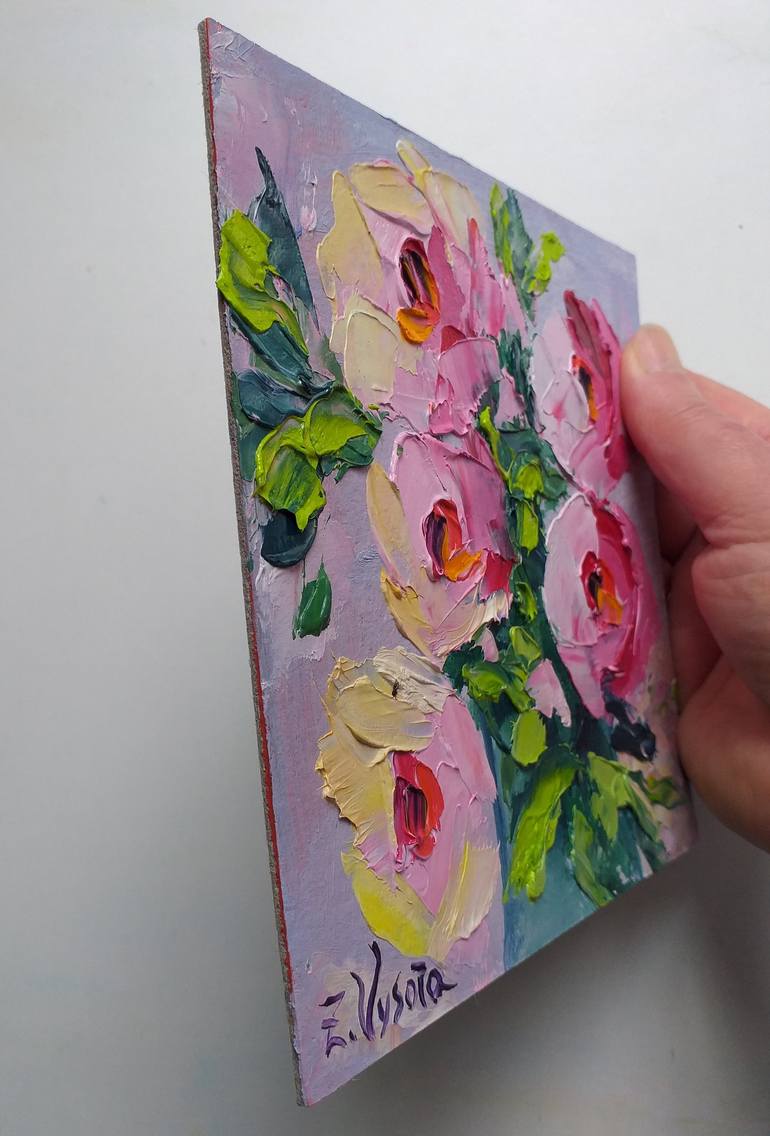 Original Floral Painting by Zinaida Vysota Dacenko