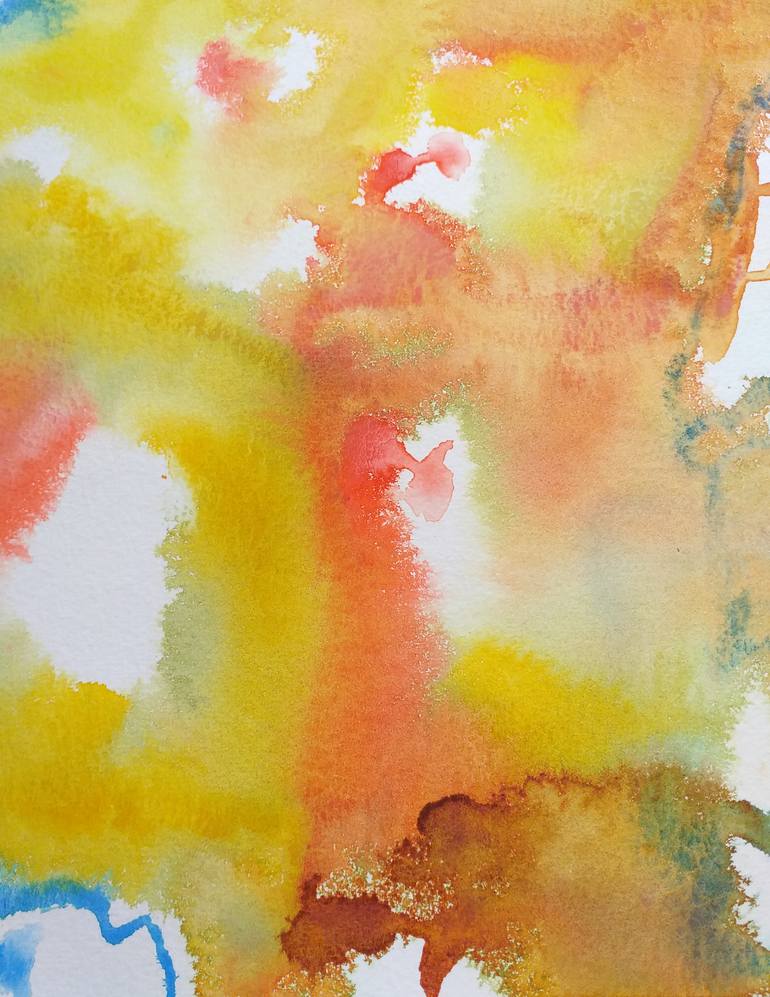 Original Abstract Expressionism Abstract Painting by Zinaida Vysota Dacenko