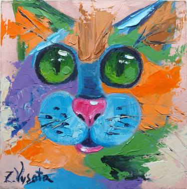 Original Contemporary Animal Paintings by Zinaida Vysota Dacenko