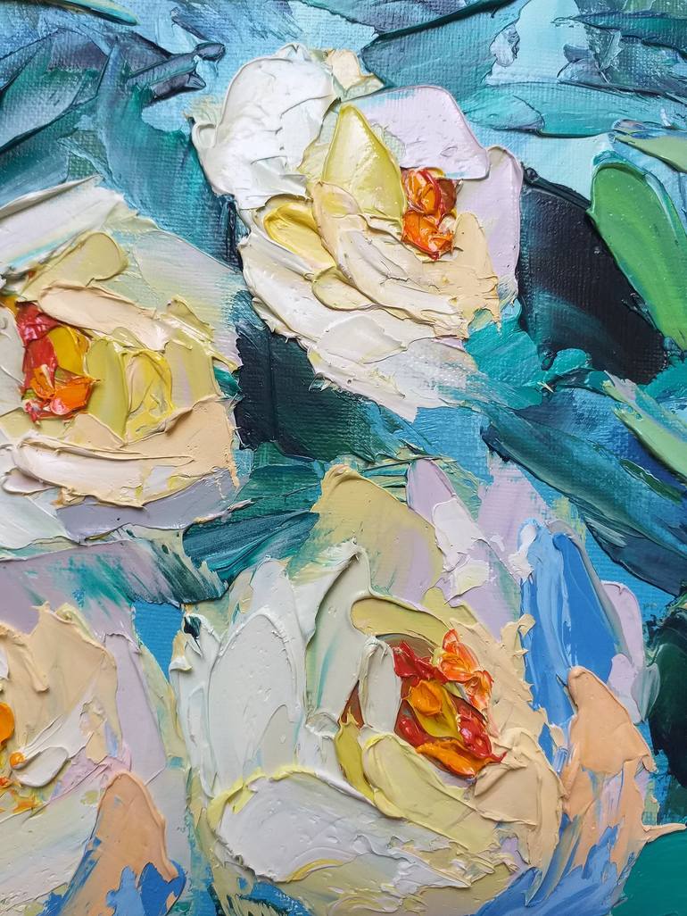 Original Floral Painting by Zinaida Vysota Dacenko