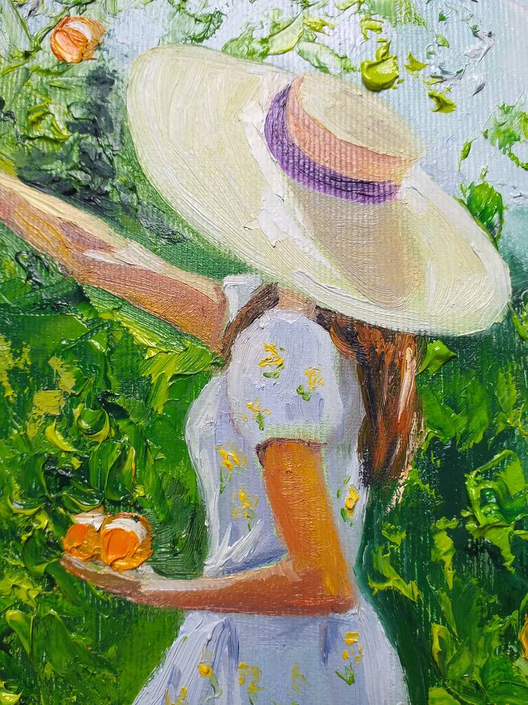 Original Art Deco Women Painting by Zinaida Vysota Dacenko