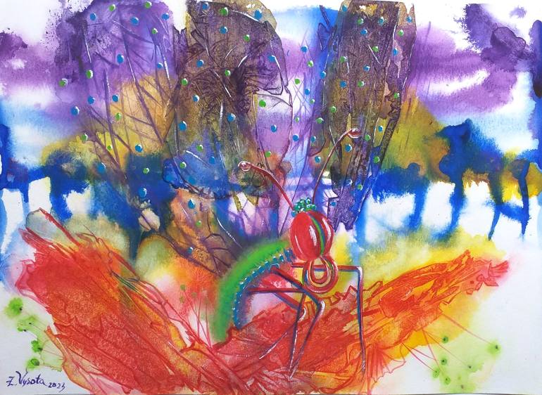 Print of Contemporary Fantasy Paintings by Zinaida Vysota Dacenko