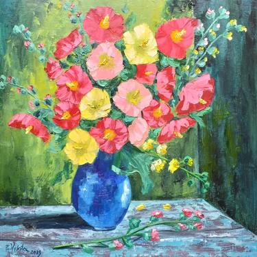 Original Fine Art Floral Paintings by Zinaida Vysota Dacenko