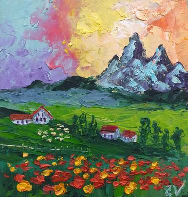 Original Landscape Paintings by Zinaida Vysota Dacenko