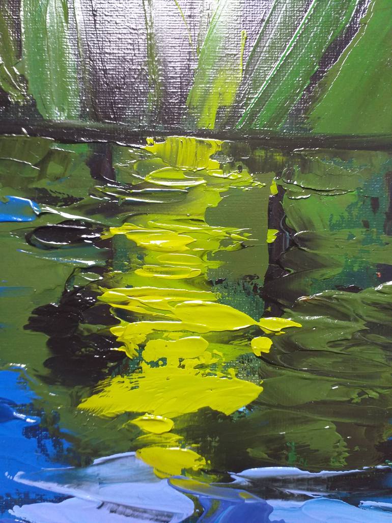 Original Art Deco Floral Painting by Zinaida Vysota Dacenko