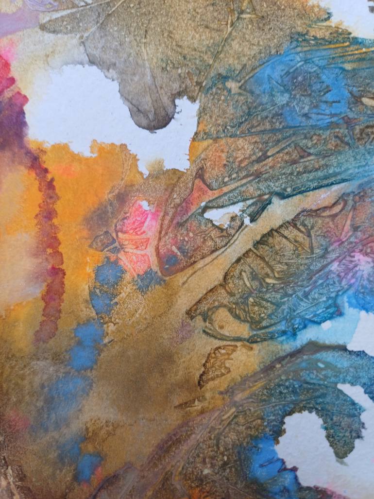 Original Abstract Seascape Painting by Zinaida Vysota Dacenko