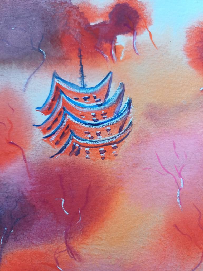 Original Contemporary Landscape Painting by Zinaida Vysota Dacenko