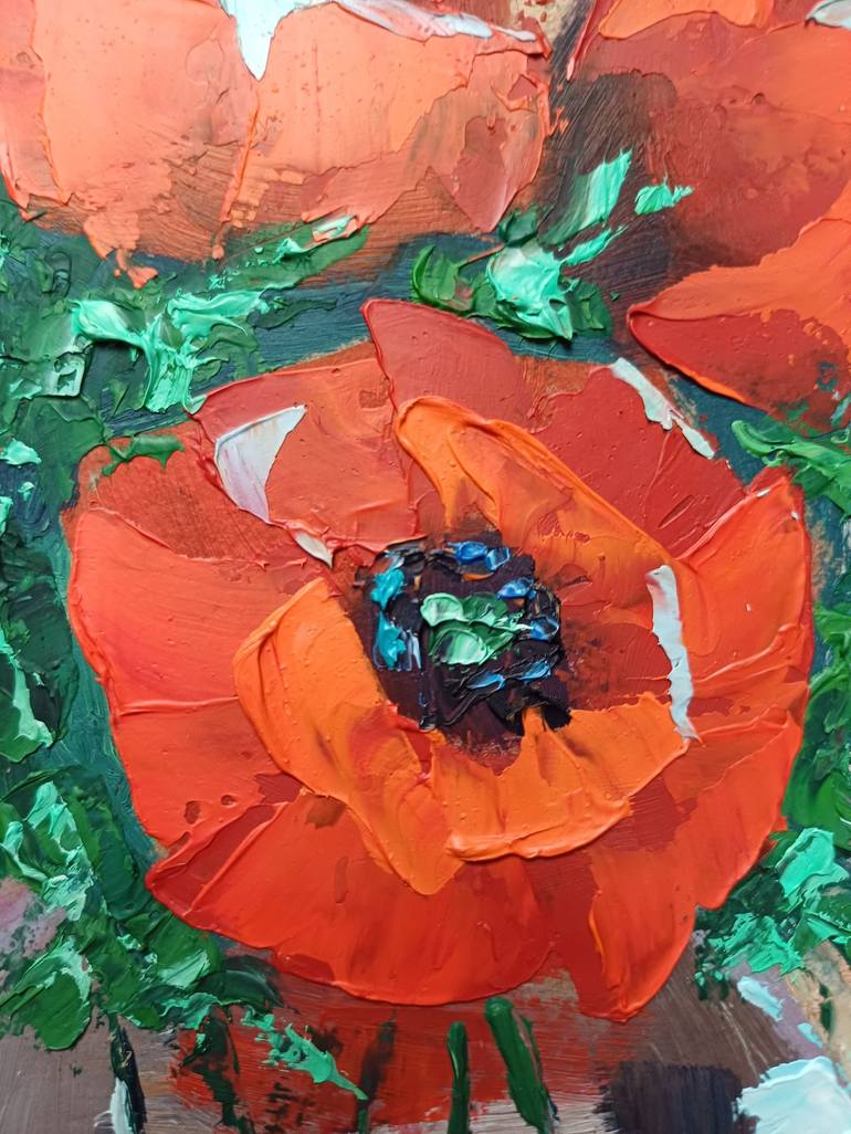 Original Floral Painting by Zinaida Vysota Dacenko