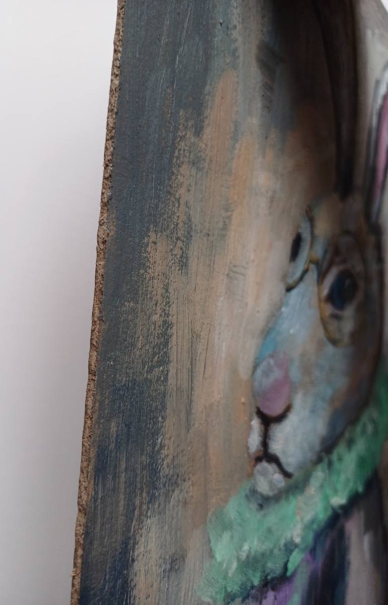 Original Art Deco Animal Painting by Zinaida Vysota Dacenko