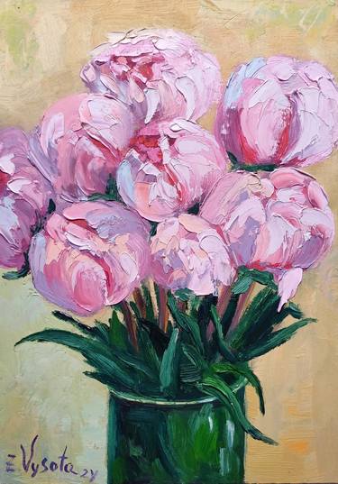 Original Floral Paintings by Zinaida Vysota Dacenko