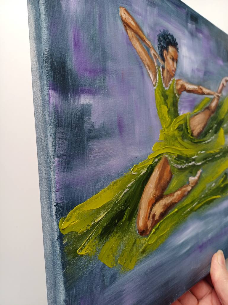 Original Art Deco Women Painting by Zinaida Vysota Dacenko