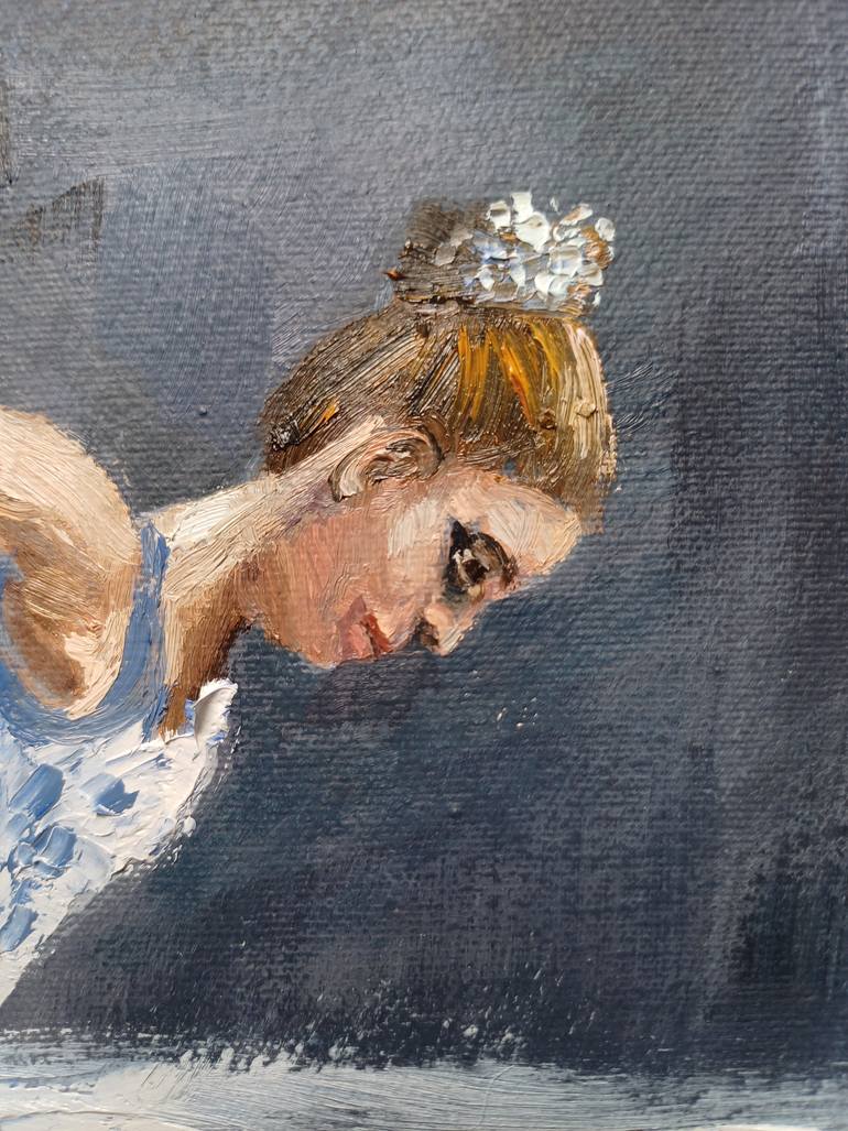 Original Art Deco Women Painting by Zinaida Vysota Dacenko