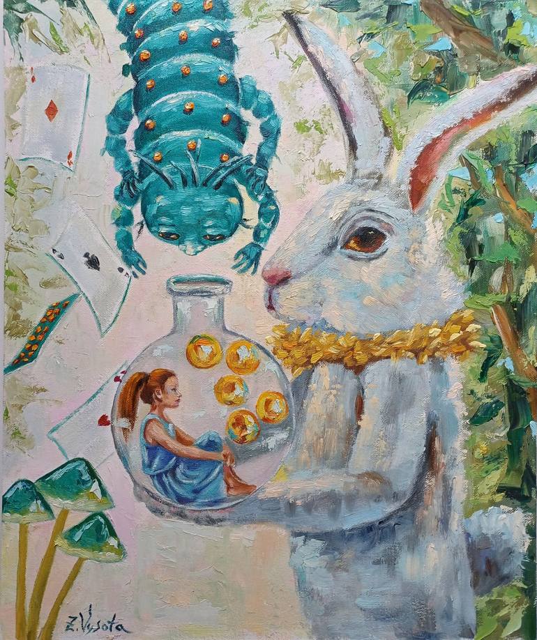 Print of Art Deco Fantasy Paintings by Zinaida Vysota Dacenko