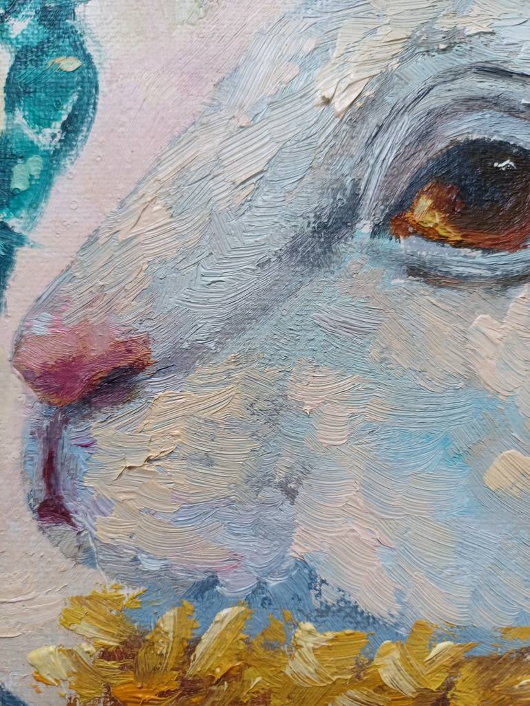 Original Art Deco Fantasy Painting by Zinaida Vysota Dacenko