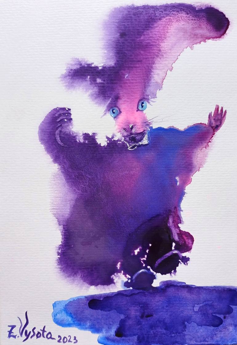 Print of Contemporary Animal Paintings by Zinaida Vysota Dacenko