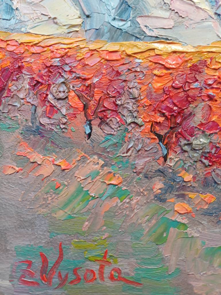 Original Impressionism Landscape Painting by Zinaida Vysota Dacenko