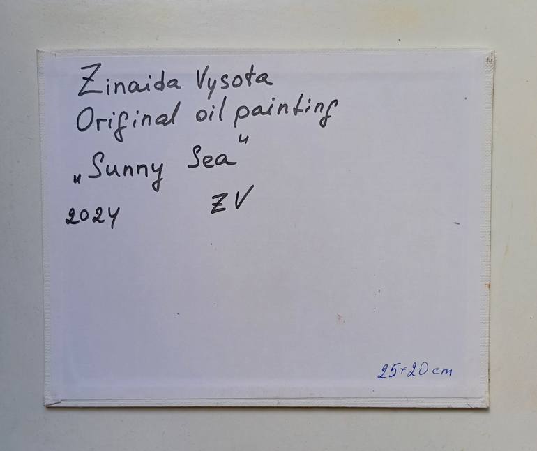 Original Art Deco Seascape Painting by Zinaida Vysota Dacenko