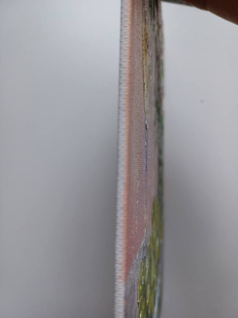 Original Art Deco Floral Painting by Zinaida Vysota Dacenko