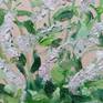 Flowers oil painting.