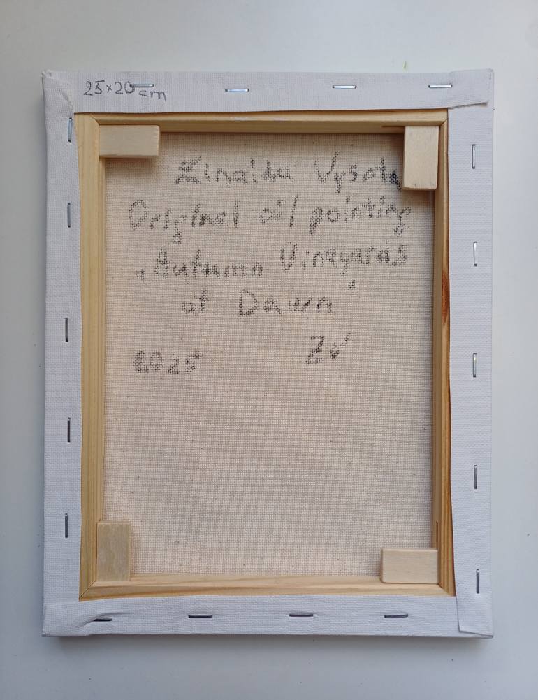 Original Art Deco Landscape Painting by Zinaida Vysota Dacenko