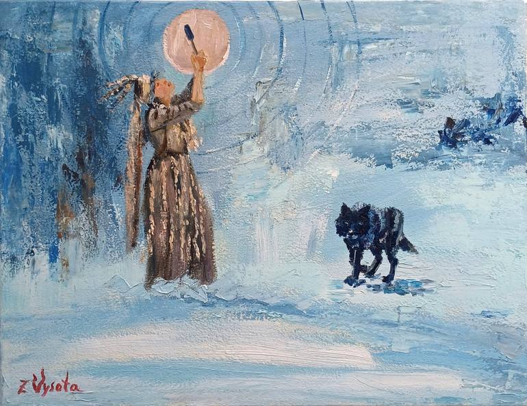 Print of Art Deco Fantasy Paintings by Zinaida Vysota Dacenko