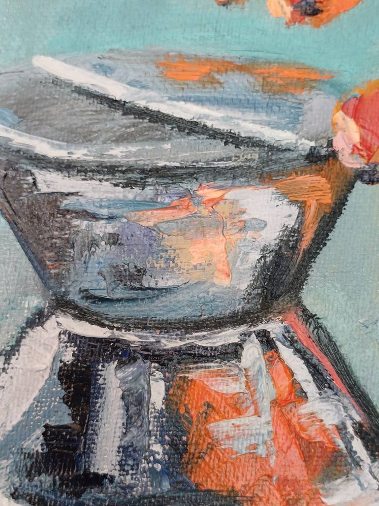 Original Art Deco Still Life Painting by Zinaida Vysota Dacenko