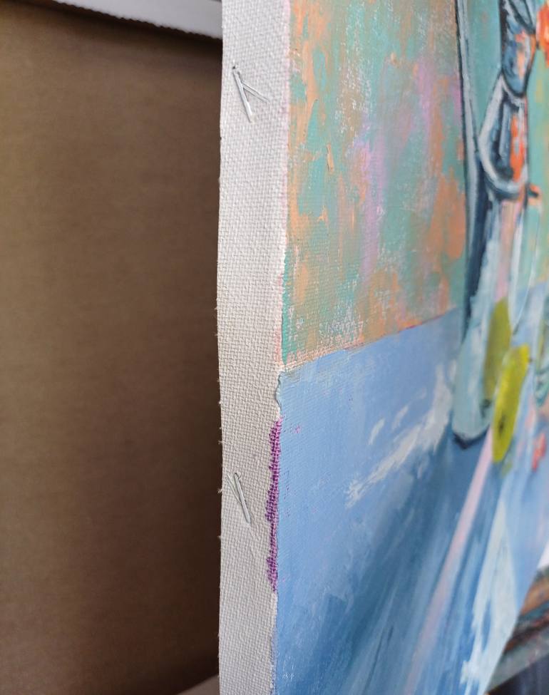 Original Art Deco Still Life Painting by Zinaida Vysota Dacenko