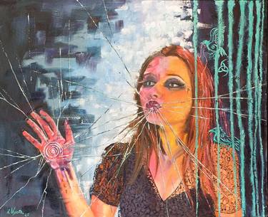 Original Figurative Women Painting by Zinaida Vysota Dacenko