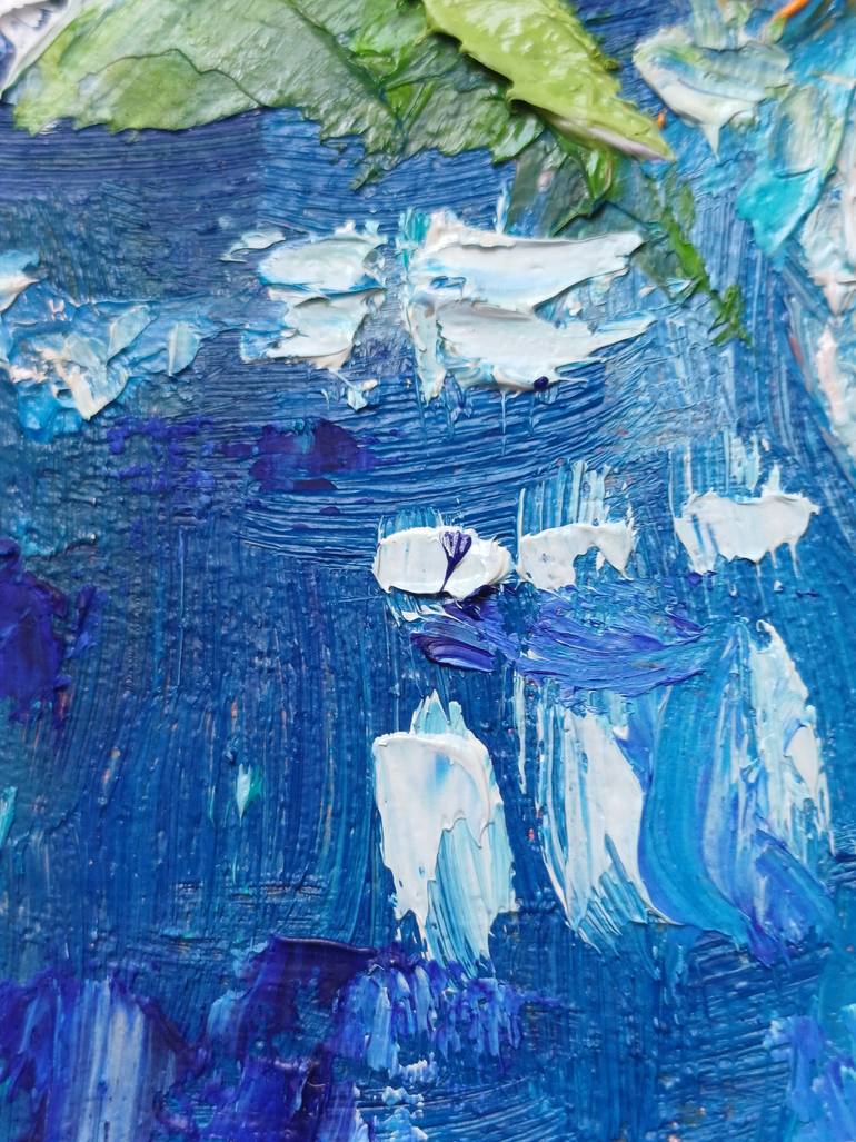 Original Art Deco Floral Painting by Zinaida Vysota Dacenko