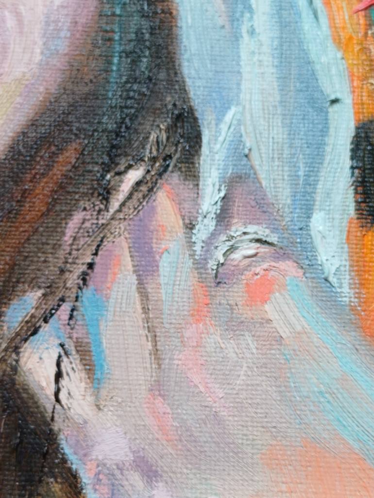 Original Art Deco Women Painting by Zinaida Vysota Dacenko