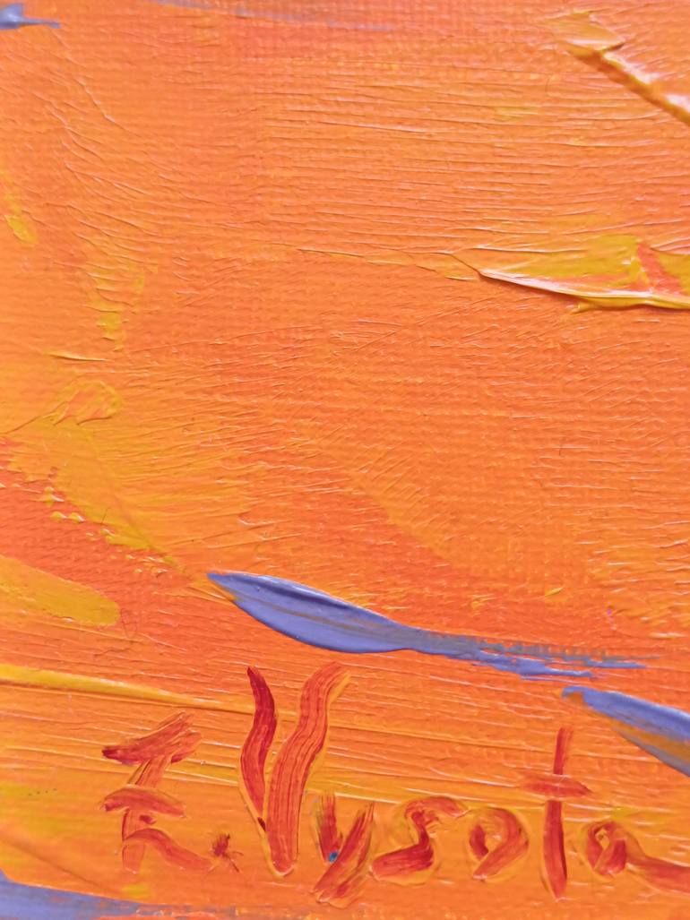 Original Art Deco Nature Painting by Zinaida Vysota Dacenko