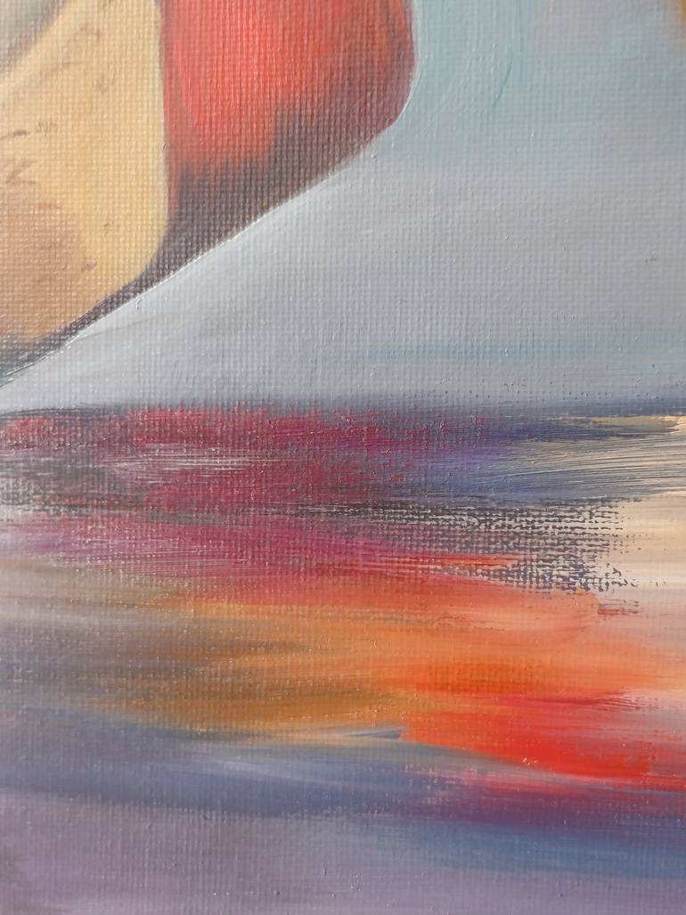 Original Art Deco Women Painting by Zinaida Vysota Dacenko