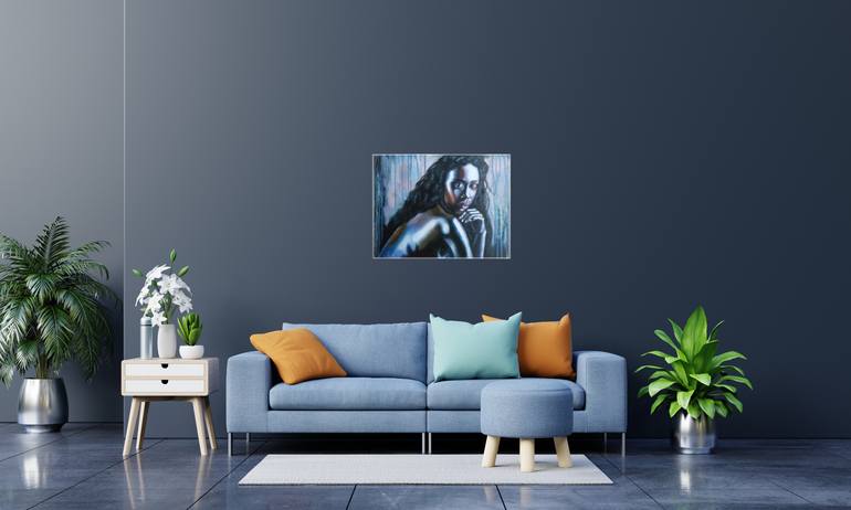 Original Figurative Erotic Painting by Zinaida Vysota Dacenko