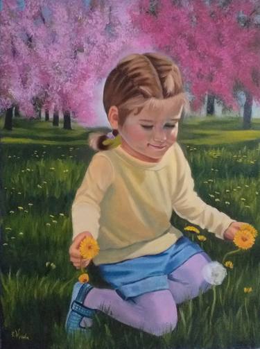 Original Children Paintings by Zinaida Vysota Dacenko