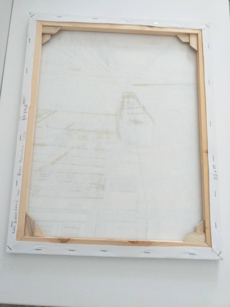 Original Figurative Cities Painting by Zinaida Vysota Dacenko