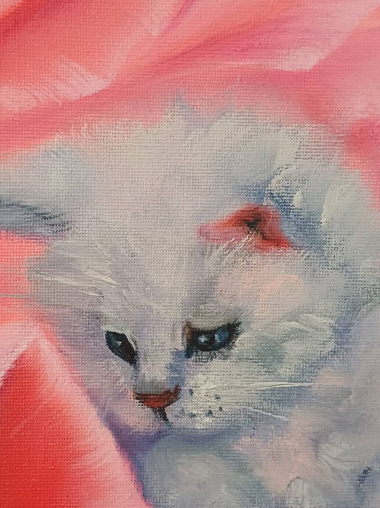 Original Art Deco Fantasy Painting by Zinaida Vysota Dacenko