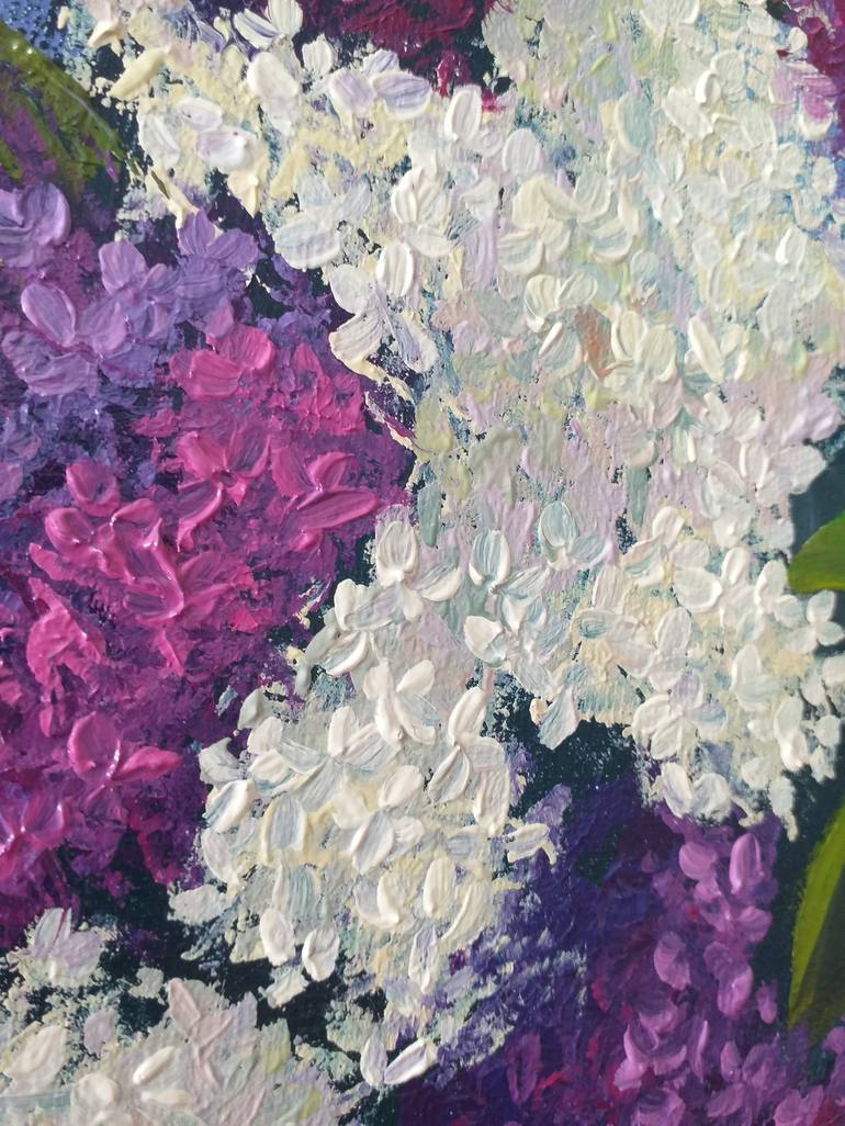 Original Fine Art Floral Painting by Zinaida Vysota Dacenko
