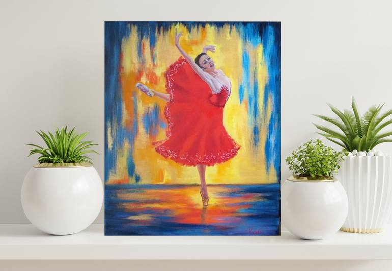 Original Women Painting by Zinaida Vysota Dacenko