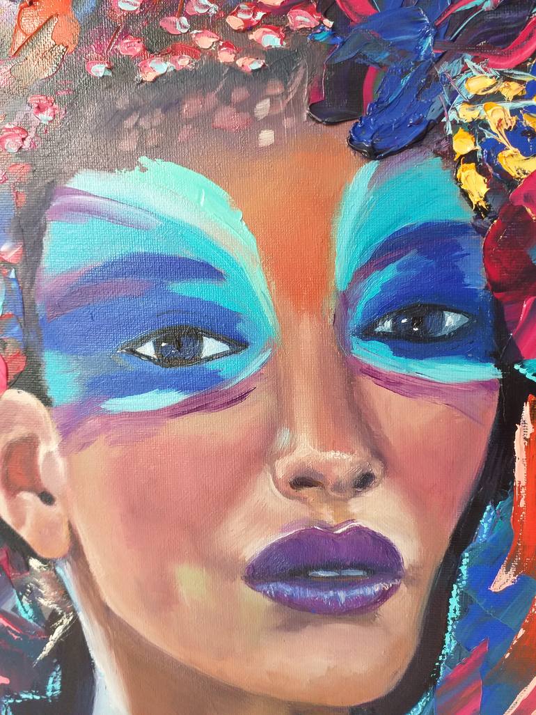 Original Figurative Women Painting by Zinaida Vysota Dacenko