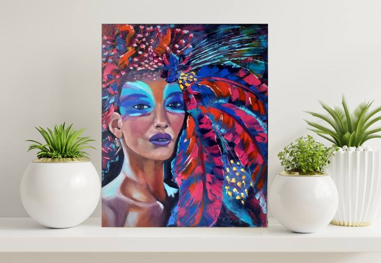 Original Women Painting by Zinaida Vysota Dacenko