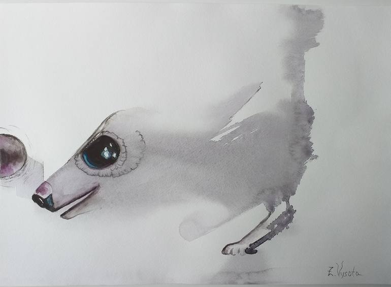 Original Animal Painting by Zinaida Vysota Dacenko